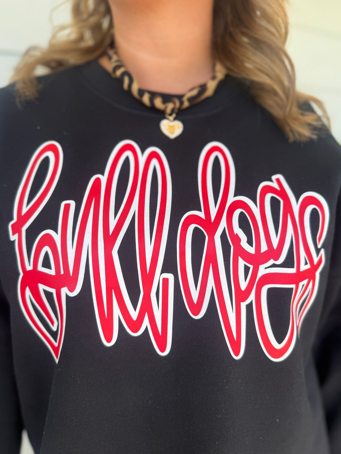 Cropped Bulldog Sweatshirt